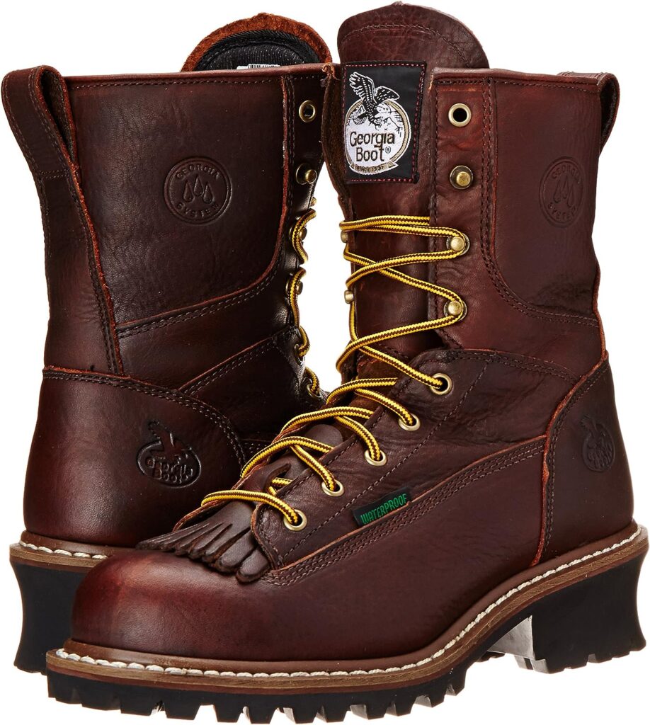 Georgia Boot Mens 8 Loggers G7313 Industrial-and-Construction-Shoes