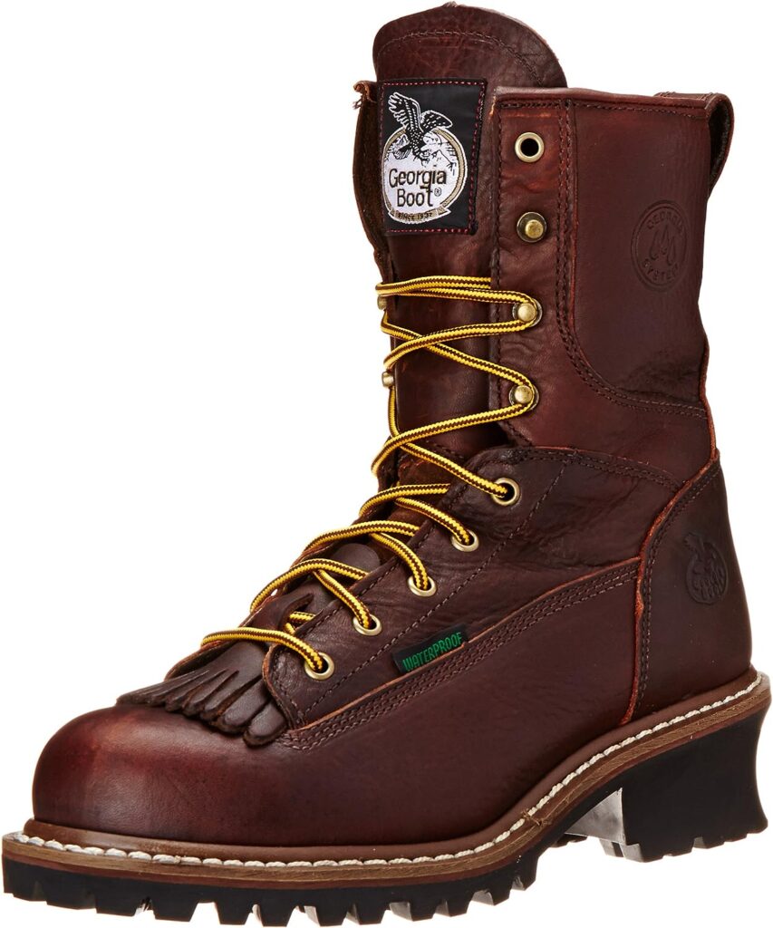 Georgia Boot Mens 8 Loggers G7313 Industrial-and-Construction-Shoes